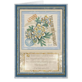 G Creation Office Gelbe Blume Geburtstagskarte