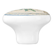 G Creation Office Gelbe Blume Keramik Knob Keramikknauf (Seitenansicht)