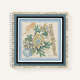 G Creation Office gelbe Blume Notizblock