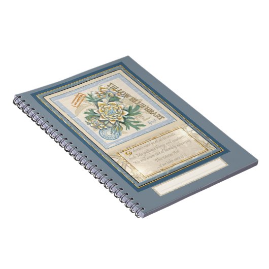 G Creation Office gelbe Blume Notizblock (Rechte Seite)