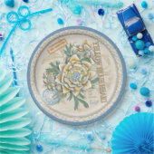 G Creation Office gelbe Blume Pappteller (Party)