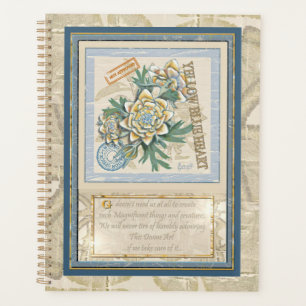 G Creation Office gelbe Blume Planer