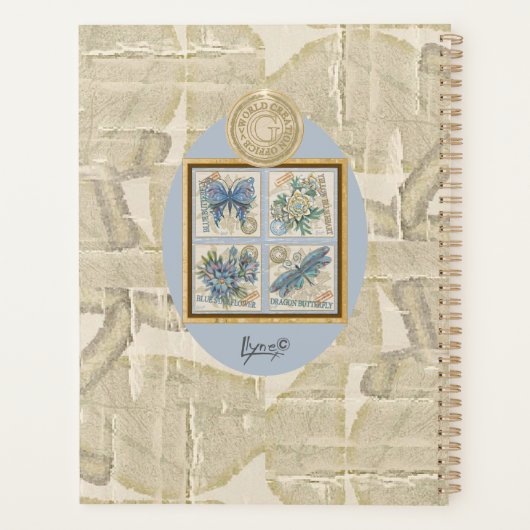 G Creation Office gelbe Blume Planer (Rückseite)