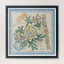 G Creation Office gelbe Blume