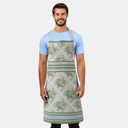 G Creation Office gelbe Blume Schürze (Getragen)