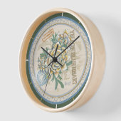 G Creation Office gelbe Blume Uhr (Winkel)