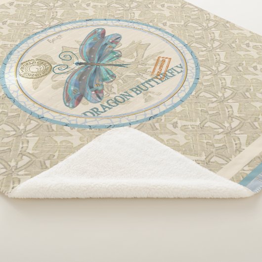 G Creation Office gragonfly Fleece Blanket Sherpadecke (3/4)