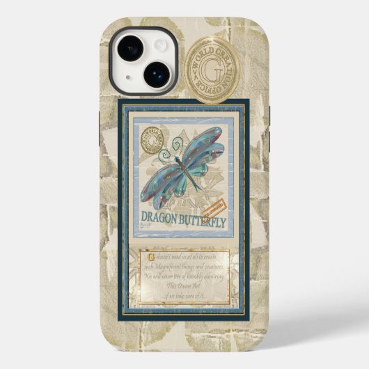 G Creation Office Libelle Case-Mate iPhone Hülle (Rückseite)
