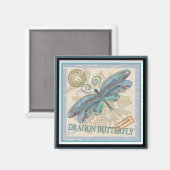 G Creation Office Libelle Magnet (Vorderseite/Rückseite)