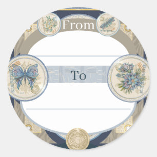 G Creation Office Runder Aufkleber