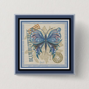 G Creation Office Schmetterling Button