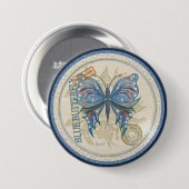 G Creation Office Schmetterling Button (Vorne & Hinten)
