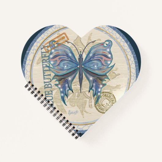 G Creation Office Schmetterling Notizblock (Vorderseite)