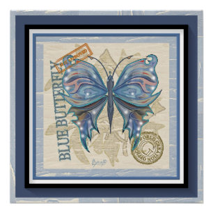 G Creation Office Schmetterling Poster