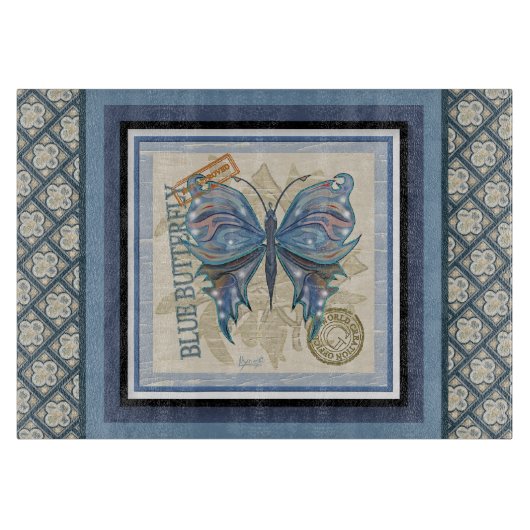 G Creation Office Schmetterling Schneidebrett (Vorderseite)