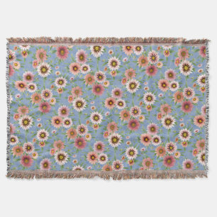 G Daisy-Blumenprint Decke