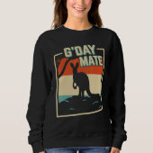 G Day Mate GDay Australian Kangaroo Aussie 1 Sweatshirt (Vorderseite)