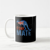 G Day Mate Kangaroo Aussie Animal Australia Flag A Kaffeetasse (Links)