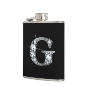 G "Diamant Bling"-Flasche Flachmann (Links)
