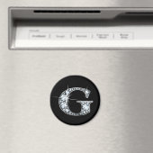 "G" Diamant Bling Magnet (In Situ (Geschirrspüler))