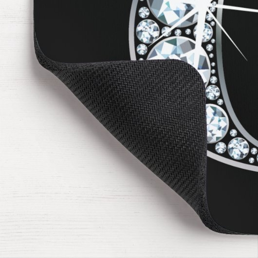 "G" Diamond Bling Mousepad (Ecke)