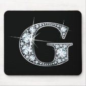 "G" Diamond Bling Mousepad (Vorne)