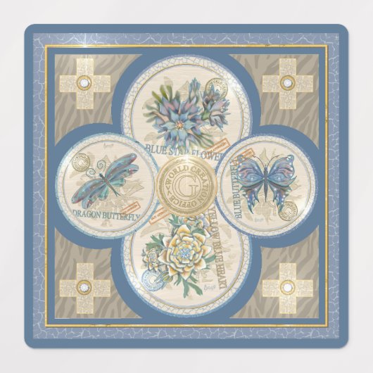 G Einrichtung Etiketten (Design 1)