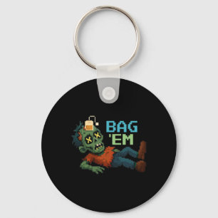 G em Pixel Zombie Tee G Halloween Npc Gamer Meme  Schlüsselanhänger