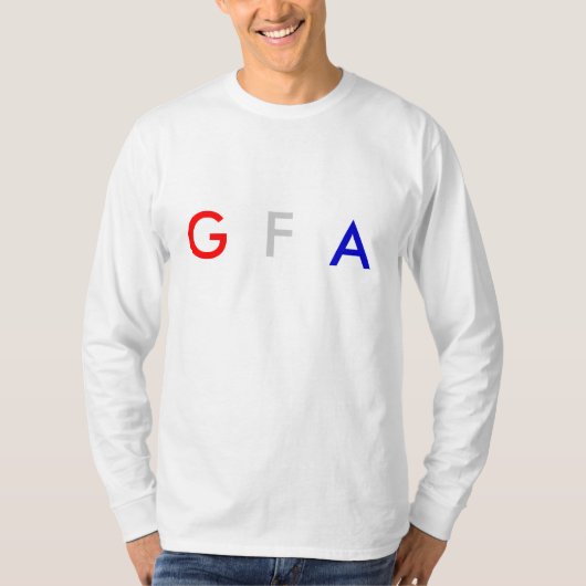G, F, A T-Shirt (Vorderseite)