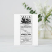 G.F. Bailey & Co. Double Mammoth Circus Ad Postkarte (Stehend Vorderseite)