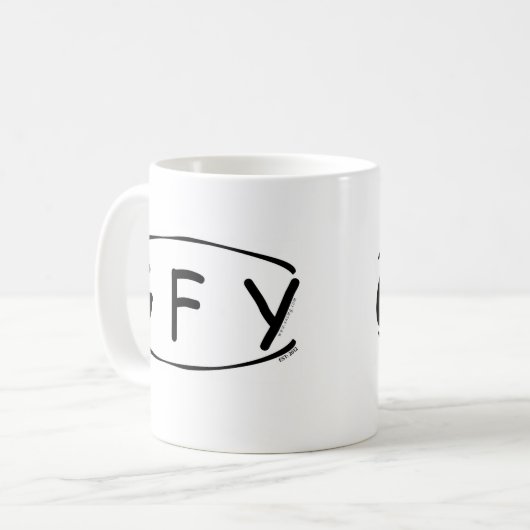 G F Y KAFFEETASSE (Vorderseite Links)