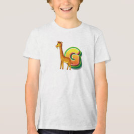 G for Giraffe Tri-Blend Shirt