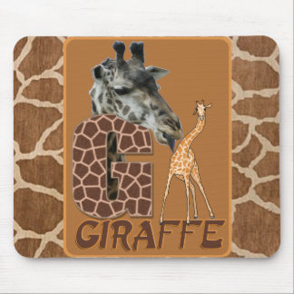 G FÜR GIRAFFE MOUSEPAD