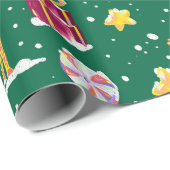 G für Girrafe Geschenkpapier (Rolleneckpunkt)