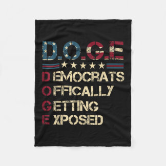 g.g.e Doge Department of Government Efficiency U Fleecedecke