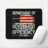 g.g.e Doge Department of Government Efficiency U Mousepad (Mit Mouse)