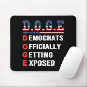 g.g.e Doge Department of Government Efficiency U Mousepad (Mit Mouse)