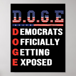 g.g.e Doge Department of Government Efficiency U Poster