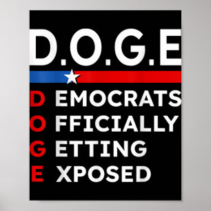 g.g.e Doge Department of Government Efficiency U Poster
