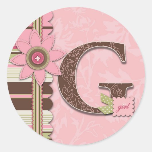 G Girl Sticker (Vorderseite)