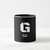 G (Golf) NATO Phonetischer Alphabet & Morse Code Tasse (Zentrum)