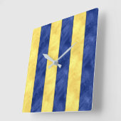 G Golf Watercolor Wasserzeichenflagge Quadratische Wanduhr (Winkel)