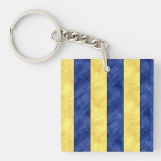 G Golf Watercolor Wasserzeichenflagge Schlüsselanhänger (Vorderseite)