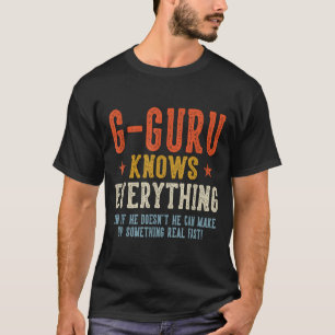 G-Guru weiß alles Vatertag Retro Vintage T-Shirt