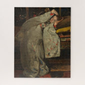 G.H. Breitner, Mädchen im weißen Kimono - Kunst Puzzle (Vertikal)