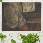 G.H. Breitner, Mädchen in einem weißen Kimono - Geschirrtuch (Gefaltet)