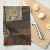 G.H. Breitner, Mädchen in einem weißen Kimono - Geschirrtuch (Viertel Falte)