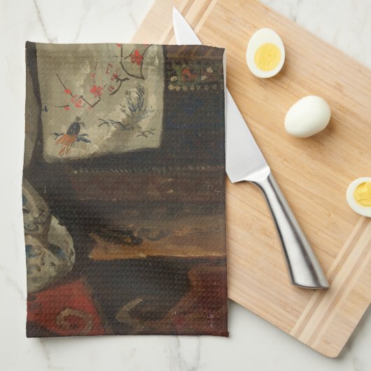 G.H. Breitner, Mädchen in einem weißen Kimono - Geschirrtuch (Viertel Falte)