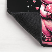 G Holding Heart Valentines Day Cute Valentine 1 Mousepad (Ecke)