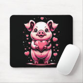 G Holding Heart Valentines Day Cute Valentine 1 Mousepad (Mit Mouse)
